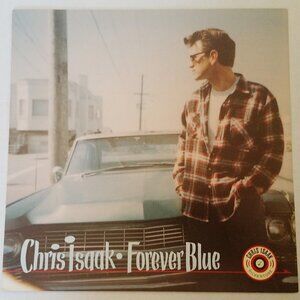 CHRIS ISAAK POSTER Forever Blue Record Cover RETAIL Flat Double Sided 1995 NM